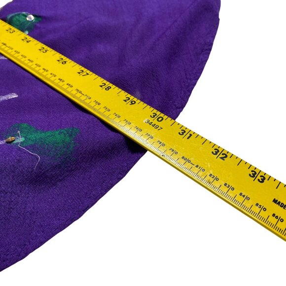 Purple Floral Sleeveless Tunic Top With Crochet Neckline Beachy Flowy - Picture 10 of 13